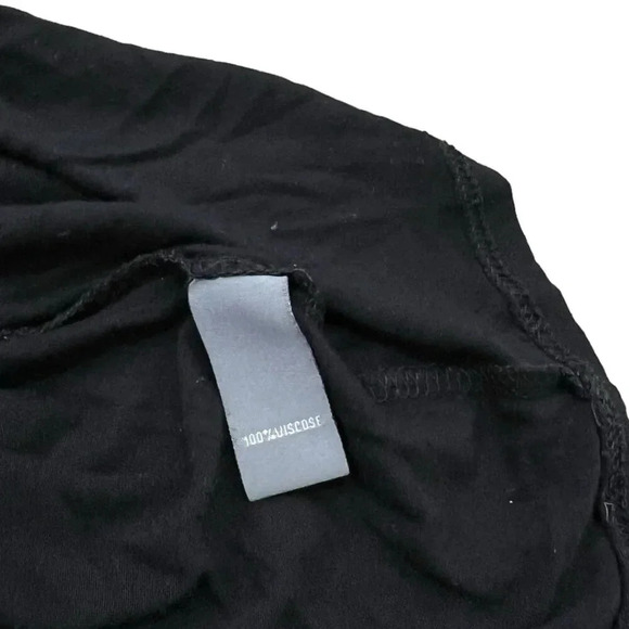 Neiman Marcus Black Tiered Jersey Cowl Neck Viscose Dress XS - Picture 4 of 4